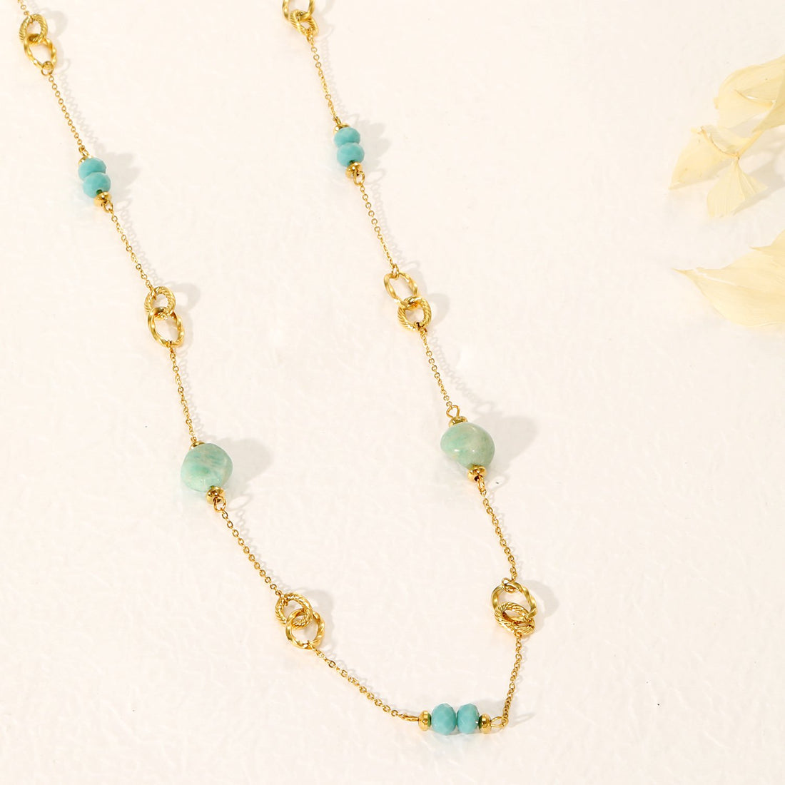 Long collier avec pierres – Élégant & Polyvalent | Twinolo