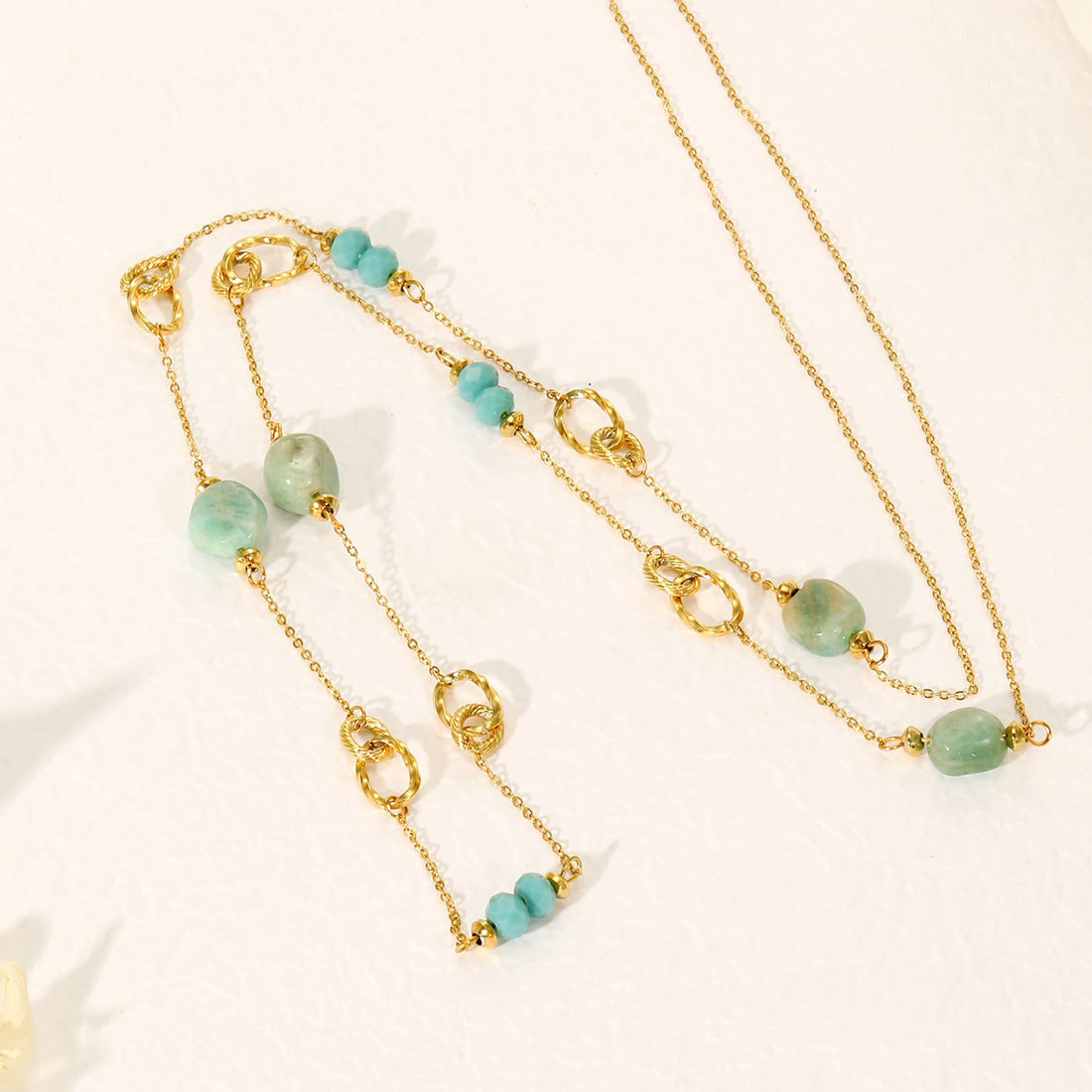 Long collier avec pierres – Élégant & Polyvalent | Twinolo