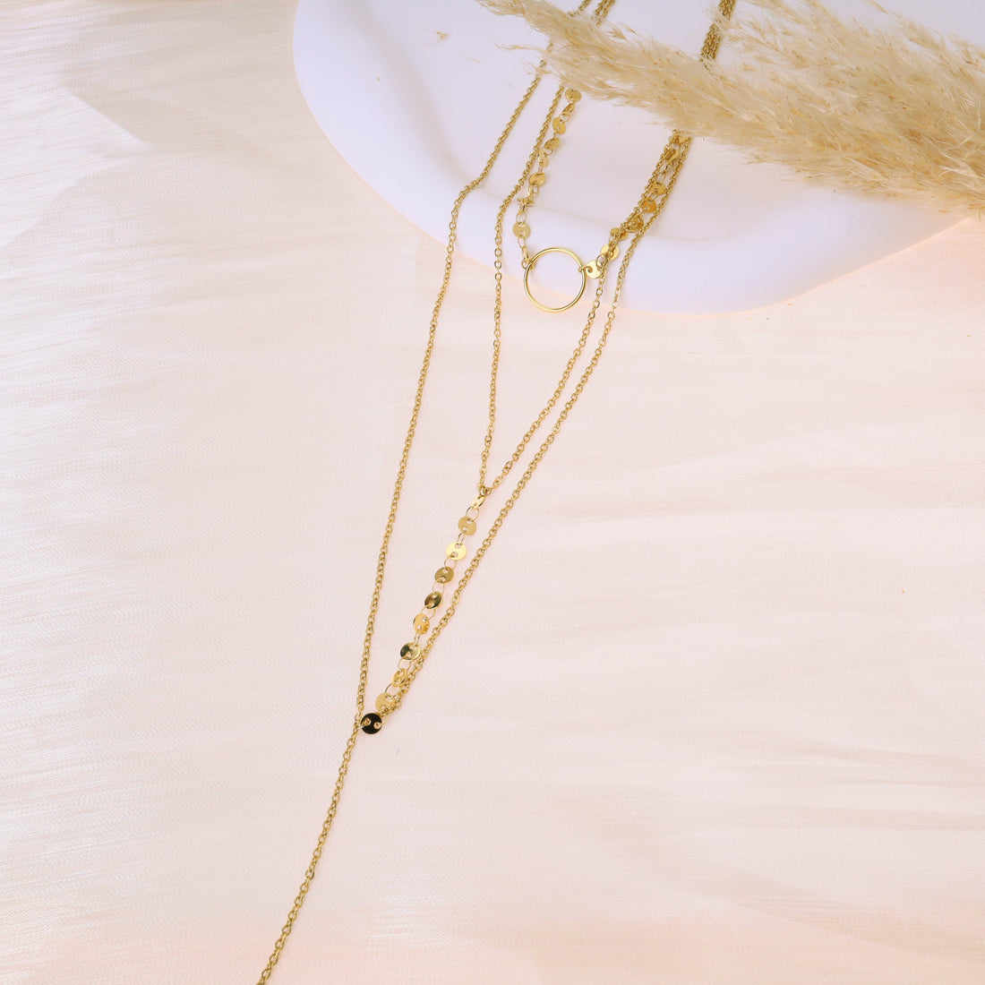 Collier superposé – Style Subtil en Acier Inoxydable | Twinolo