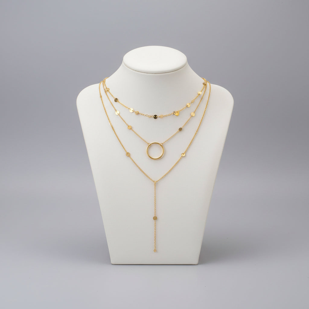Collier superposé – Style Subtil en Acier Inoxydable | Twinolo