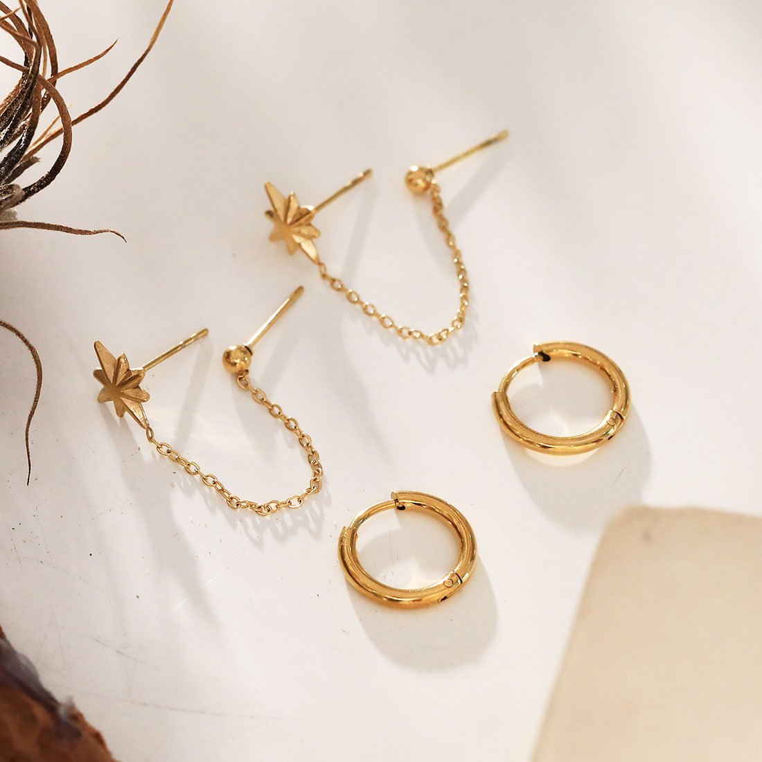 Oorbellen met Kettingdetails – Modern Statement | Twinolo