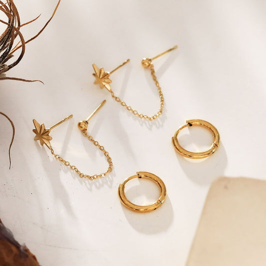 Oorbellen met Kettingdetails – Modern Statement | Twinolo