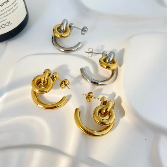 Mini Hoops in Zilver & Goud – Tijdloos Duo | Twinolo