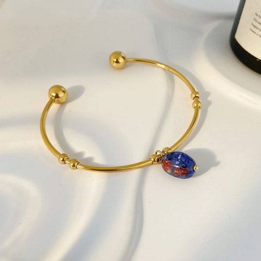 Cuff Armband met Steen – Stijlvol & Modern | Twinolo