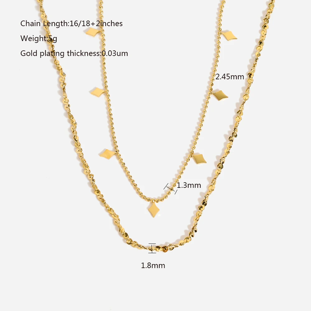 Double Collier – Design Superposé & Élégant | Twinolo