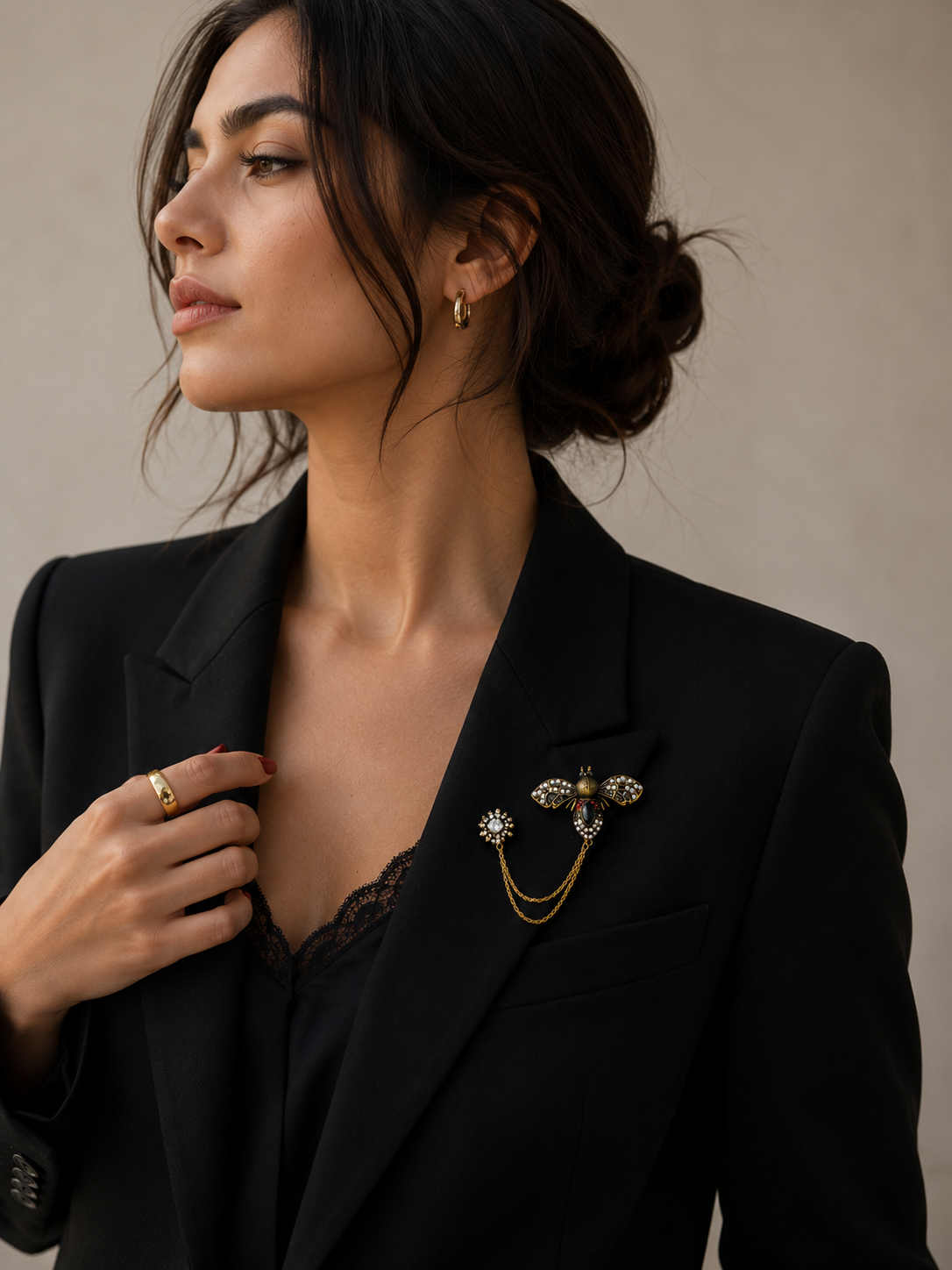 🐝 Broche abeille - Élégante broche en cristal | Twinolo