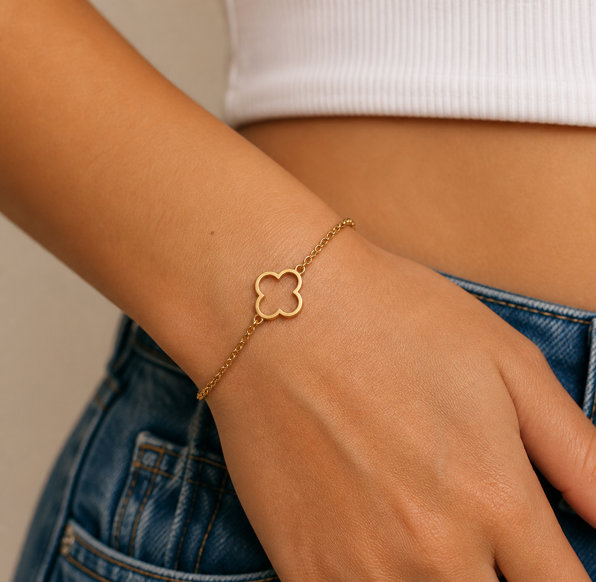 Bracelet trèfle – Chance & Style | Twinolo