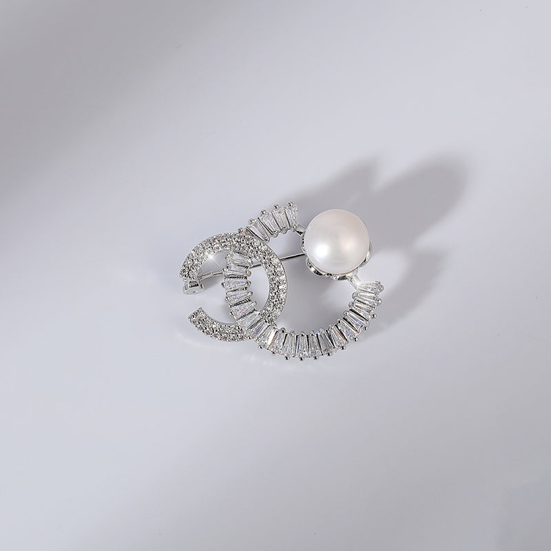 Broche - Élégante Broche en Cristaux | Twinolo