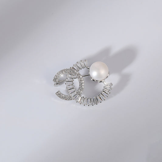 Broche - Elegante Broche met Kristallen | Twinolo