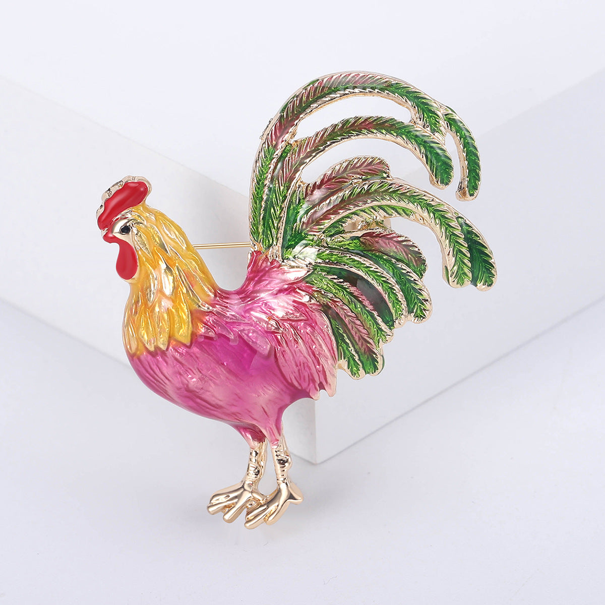 🐓 Broche Coq – Broche Élégante | Twinolo