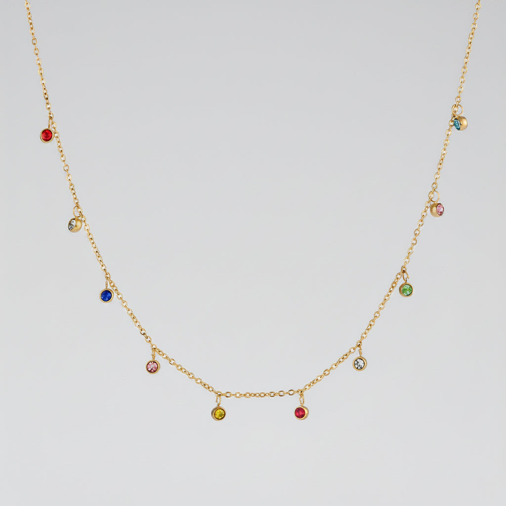 Fin Collier en Zirconium – Subtil & Éclatant | Twinolo