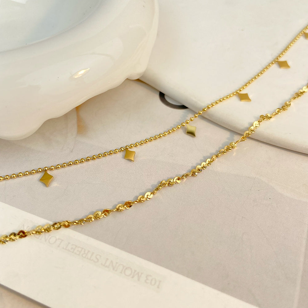 Double Collier – Design Superposé & Élégant | Twinolo
