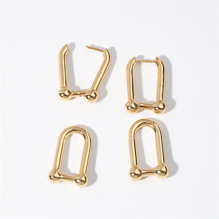 Boucles d'oreilles créoles avec chaîne – Robustes et élégantes | Twinolo