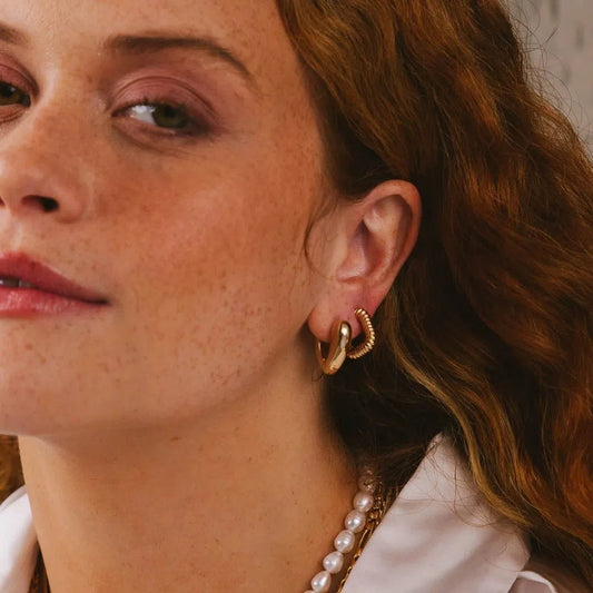 Chunky Hoops – Elegant and Wearable | Twinolo