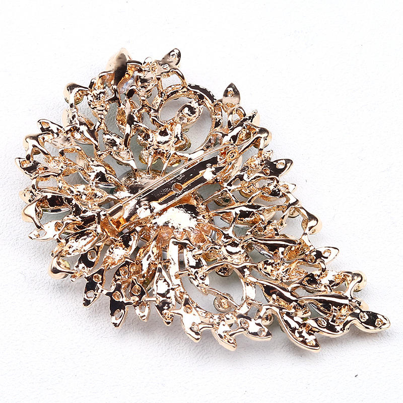 Broche fleur - Broche élégante avec cristaux | Twinolo