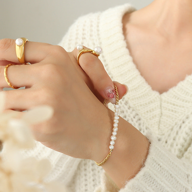Bracelet de Perles Naturelles – Luxe Subtil | Twinolo