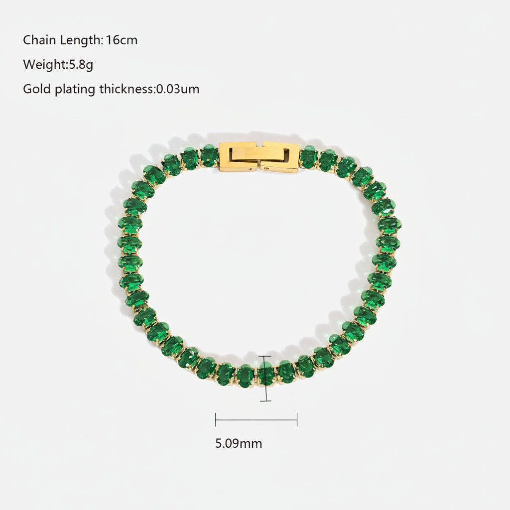 Bracelet de tennis étincelant – Classique et chic | Twinolo