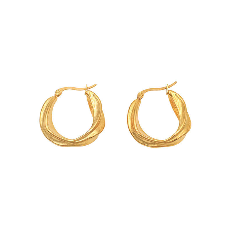 Croissant Oorbellen – Tijdloze Elegantie in Goud | Twinolo