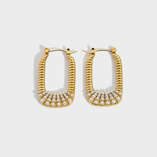 Hoepeloorbellen met Parels en Kleurrijke Steentjes – Uniek Design | Twinolo