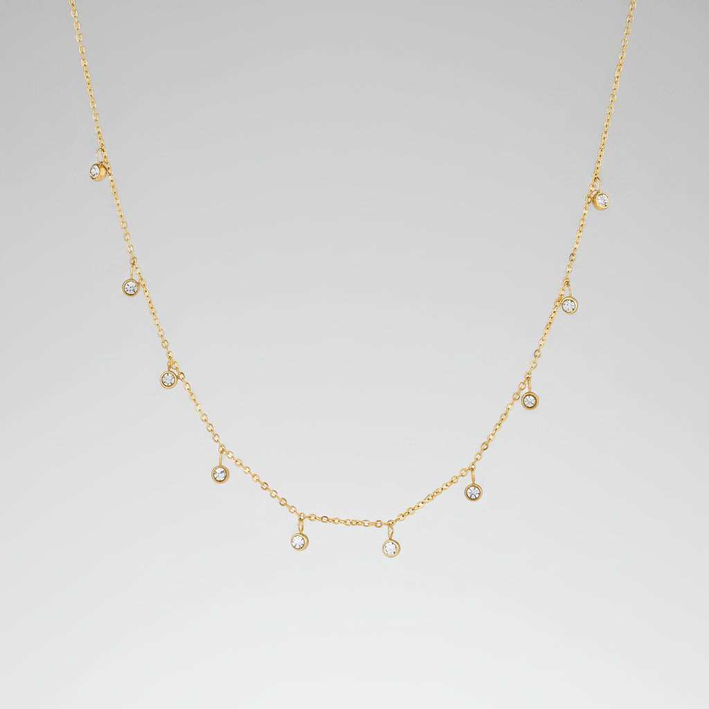 Fin Collier en Zirconium – Subtil & Éclatant | Twinolo