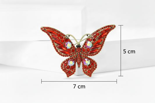 🦋 Butterfly Brooch - Elegant Brooch with Crystals | Twinolo