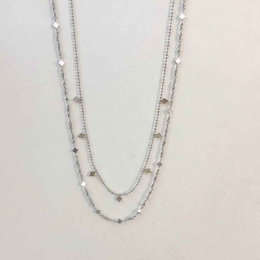 Double Collier – Design Superposé & Élégant | Twinolo