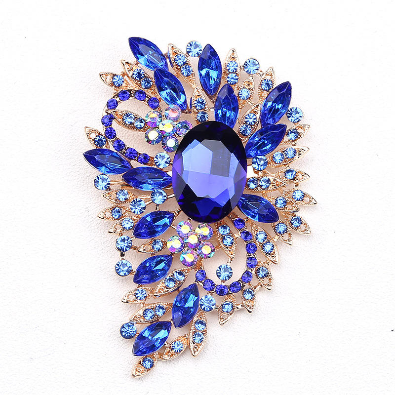 Broche fleur - Broche élégante avec cristaux | Twinolo