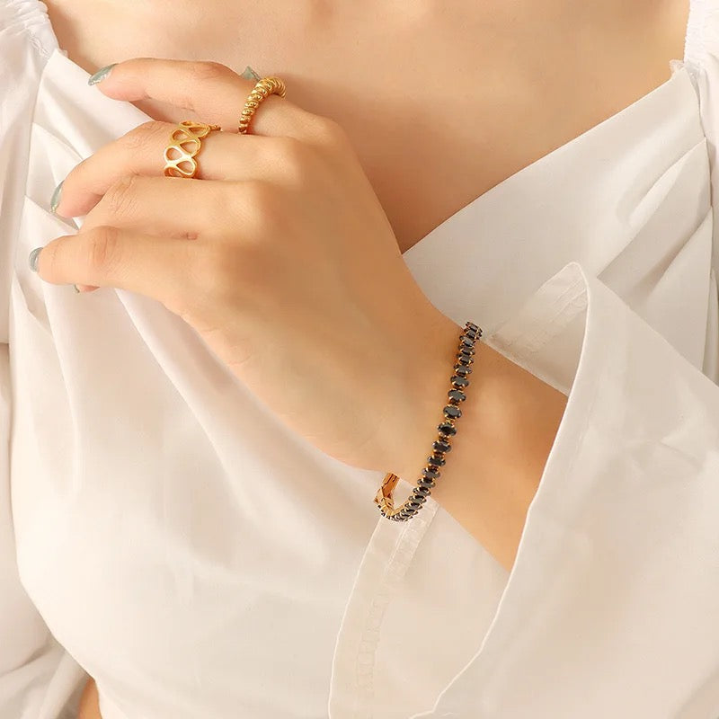 Bracelet de tennis étincelant – Classique et chic | Twinolo