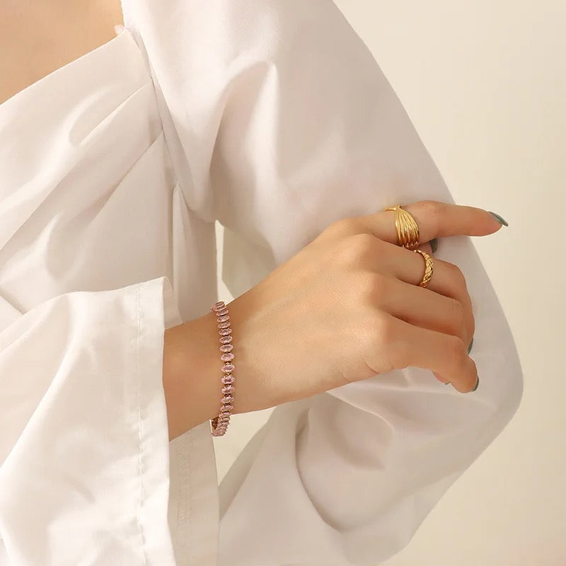 Bracelet de tennis étincelant – Classique et chic | Twinolo