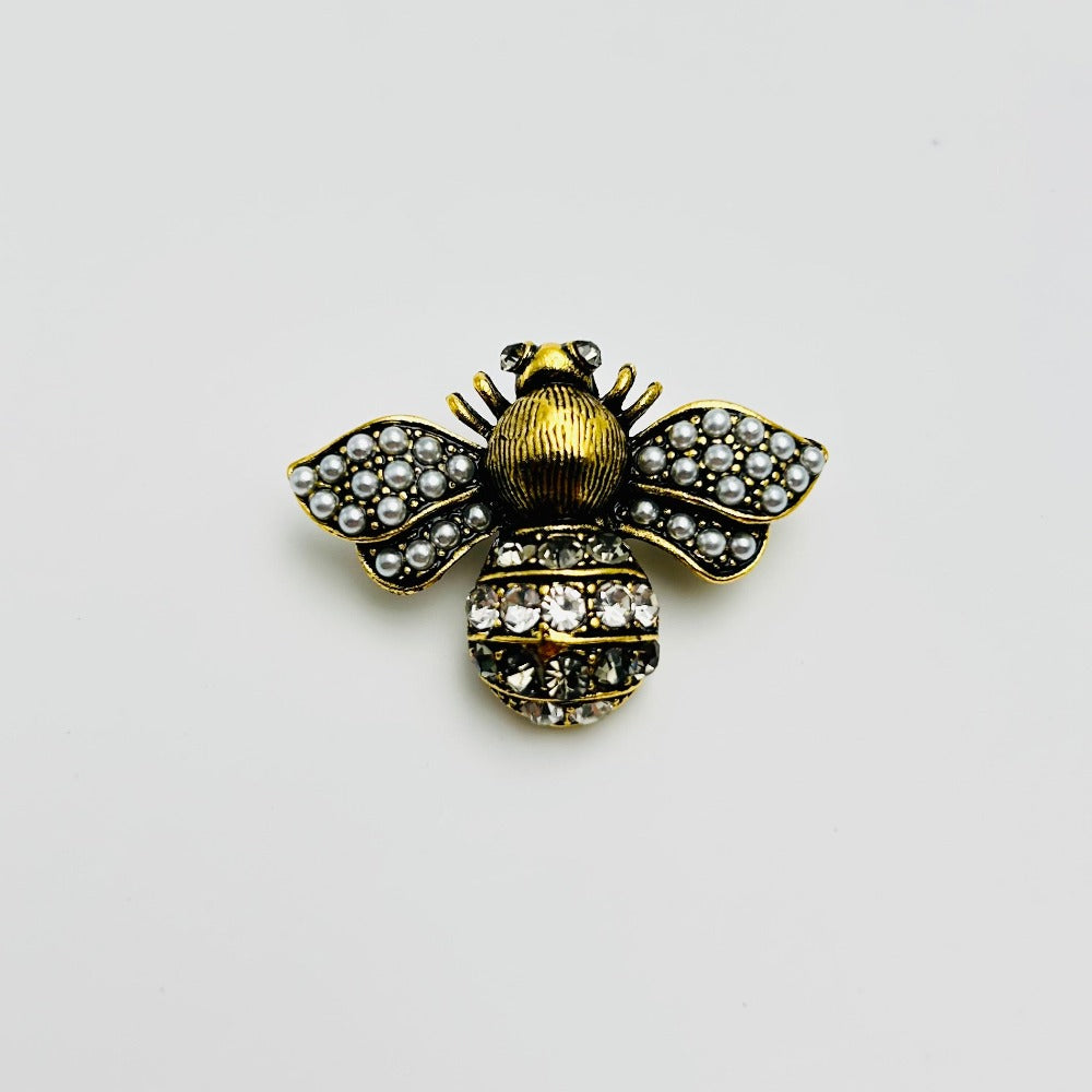 🐝 Broche Abeille - Broche Élégante avec Cristaux | Twinolo
