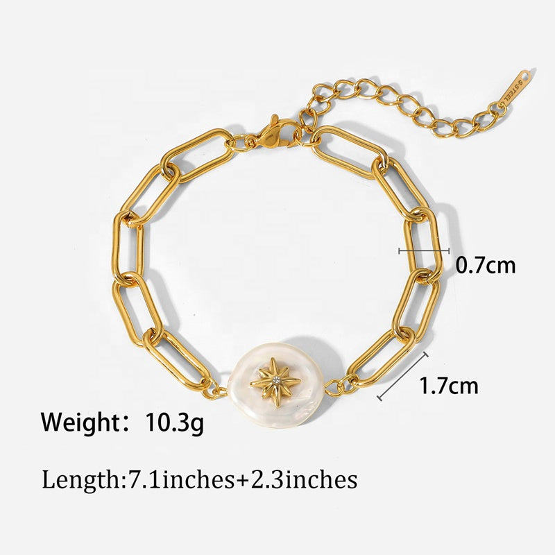 Bracelet Perle & Étoile – Ludique & Élégant | Twinolo