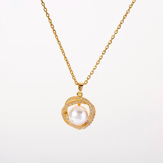Collier fin avec perle – Subtil & Classique | Twinolo