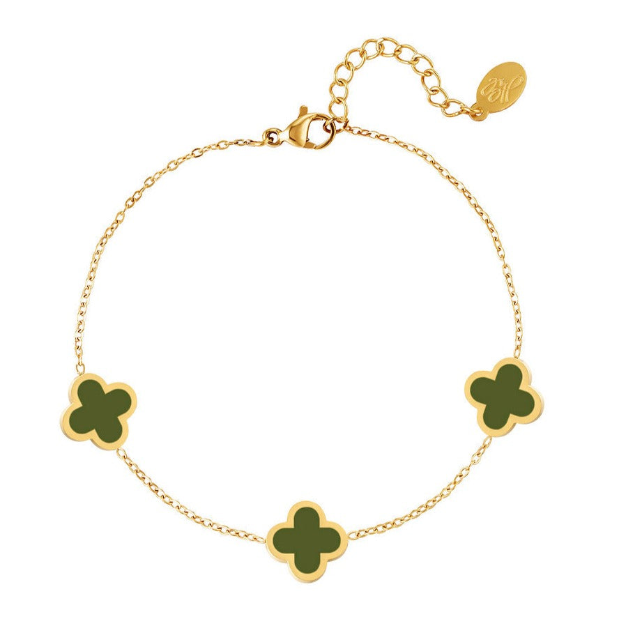 Bracelet Trèfles – Symbole de Chance | Twinolo