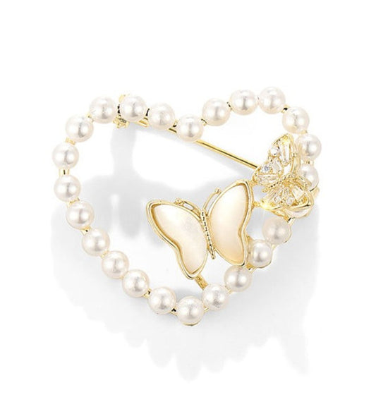🦋 Vlinderbroche - Elegante Broche met Parels | Twinolo