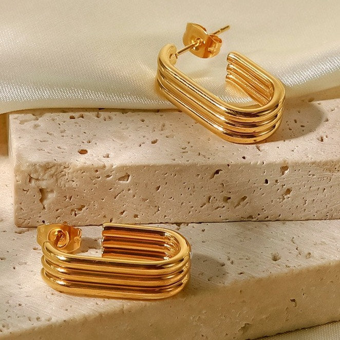 Boucles d'Oreilles Fines – Chic Minimaliste | Twinolo