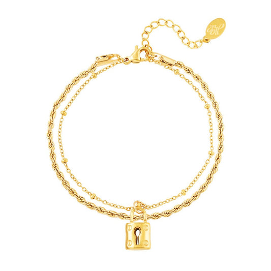 Bracelet with Padlock – Cool & Trendy | Twinolo