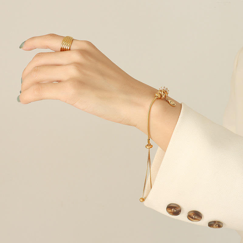 Bracelet Goutte Cœur – Romantique & Élégant | Twinolo