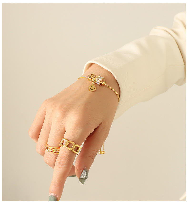 Bracelet Goutte Cœur – Romantique & Élégant | Twinolo