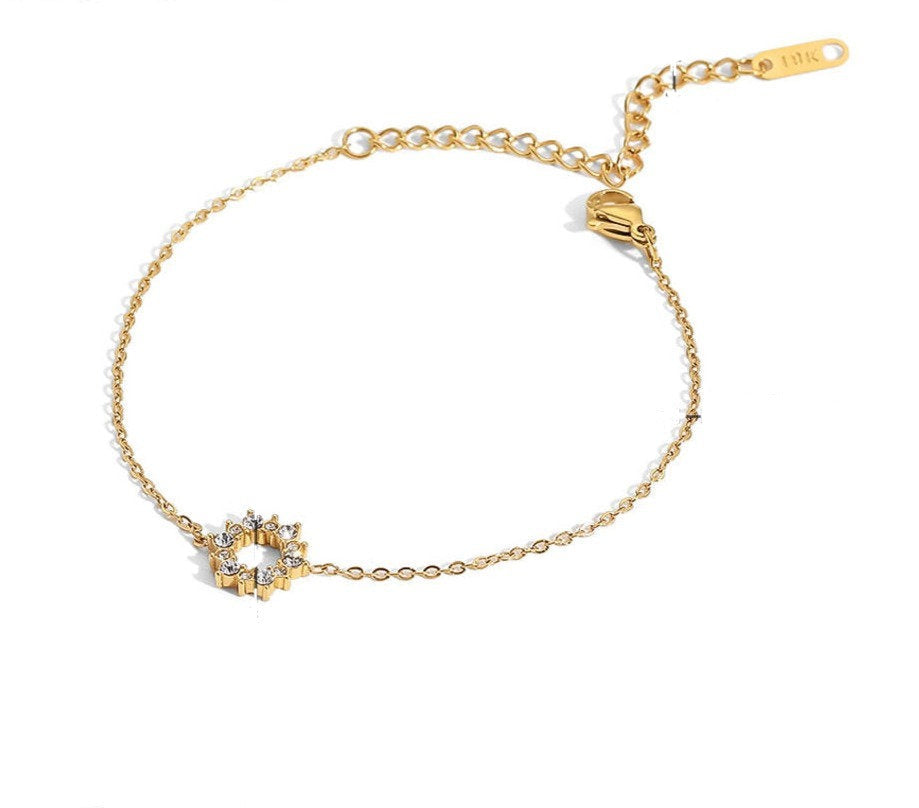 Joli bracelet avec breloque Soleil – Subtil et éclatant | Twinolo