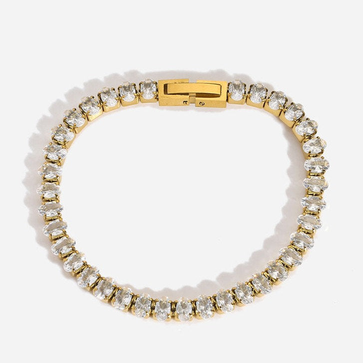 Bracelet de tennis étincelant – Classique et chic | Twinolo