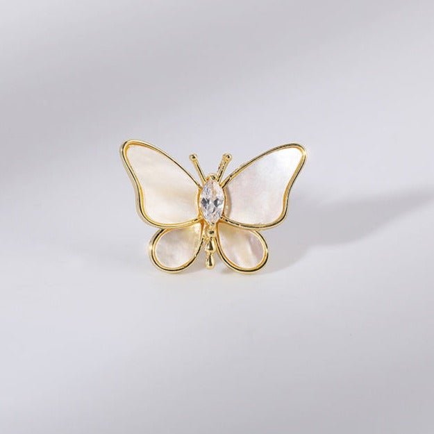 🦋 Broche Papillon - Broche Élégante avec Cristaux | Twinolo