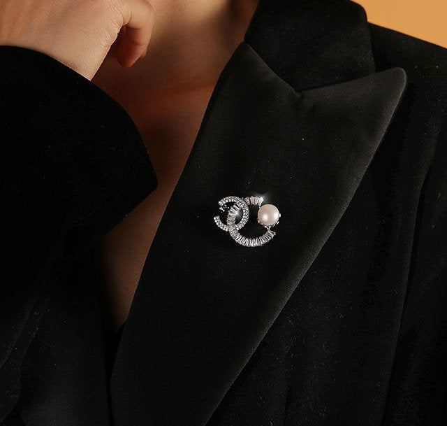 Broche - Élégante Broche en Cristaux | Twinolo