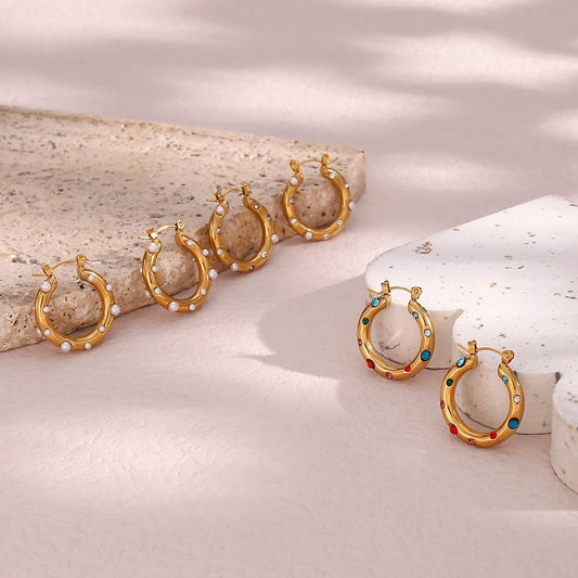 Zirkonia Hoepels – Modern & Glanzend | Twinolo