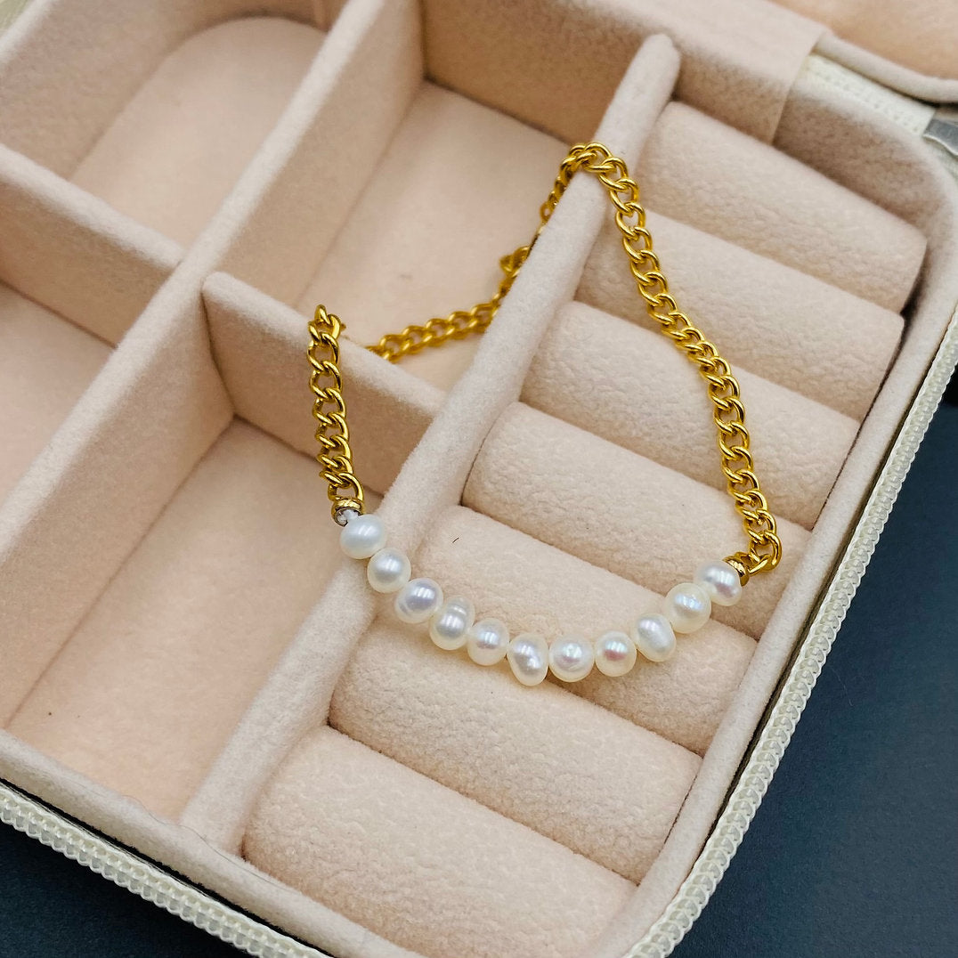 Bracelet de Perles Naturelles – Luxe Subtil | Twinolo