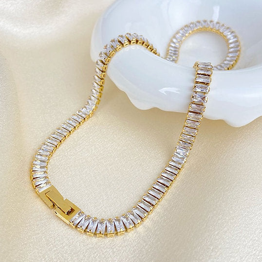 Tennis Ketting – Tijdloze Sprankeling | Twinolo