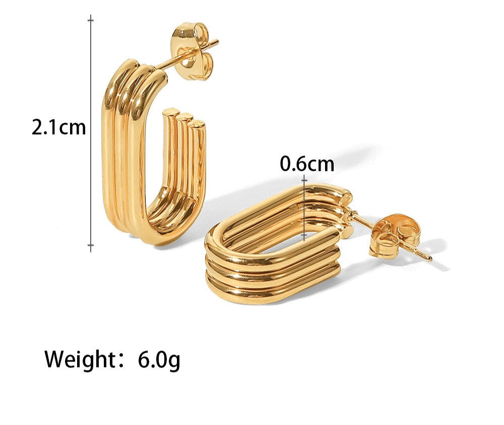 Boucles d'Oreilles Fines – Chic Minimaliste | Twinolo