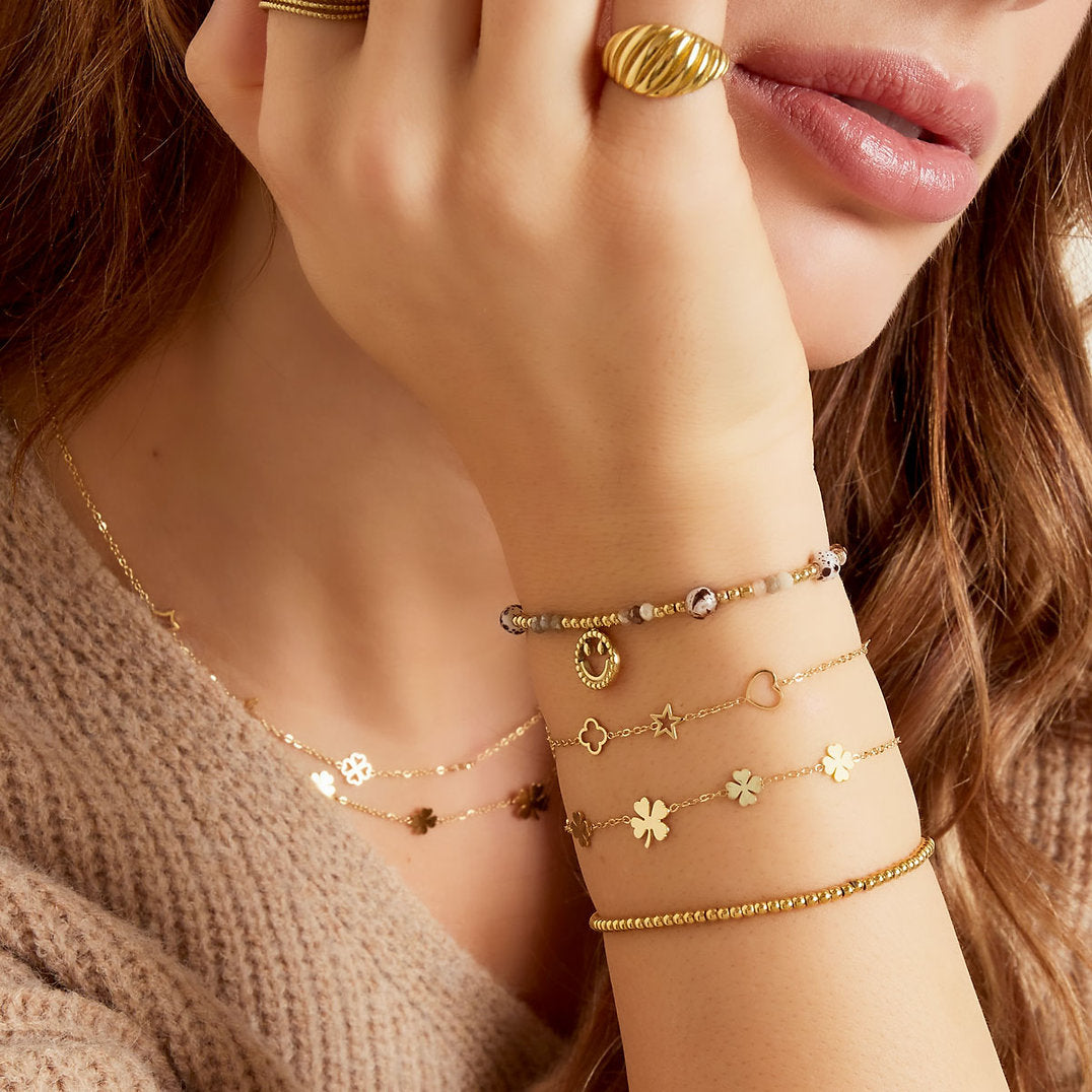 Klavertje Armband – Geluk & Elegantie | Twinolo
