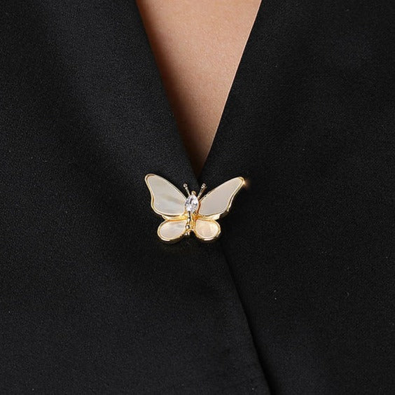 🦋 Broche Papillon - Broche Élégante avec Cristaux | Twinolo