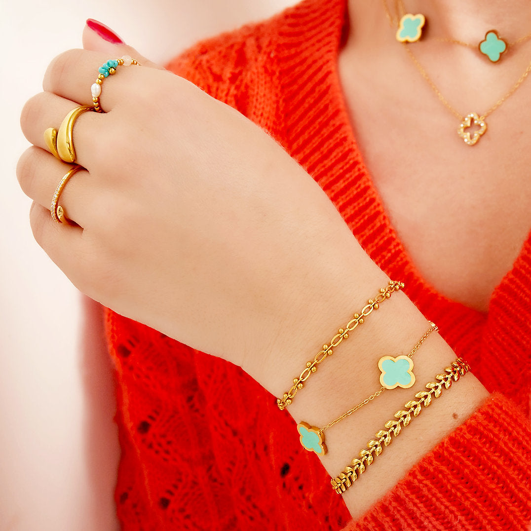 Bracelet Trèfles – Symbole de Chance | Twinolo