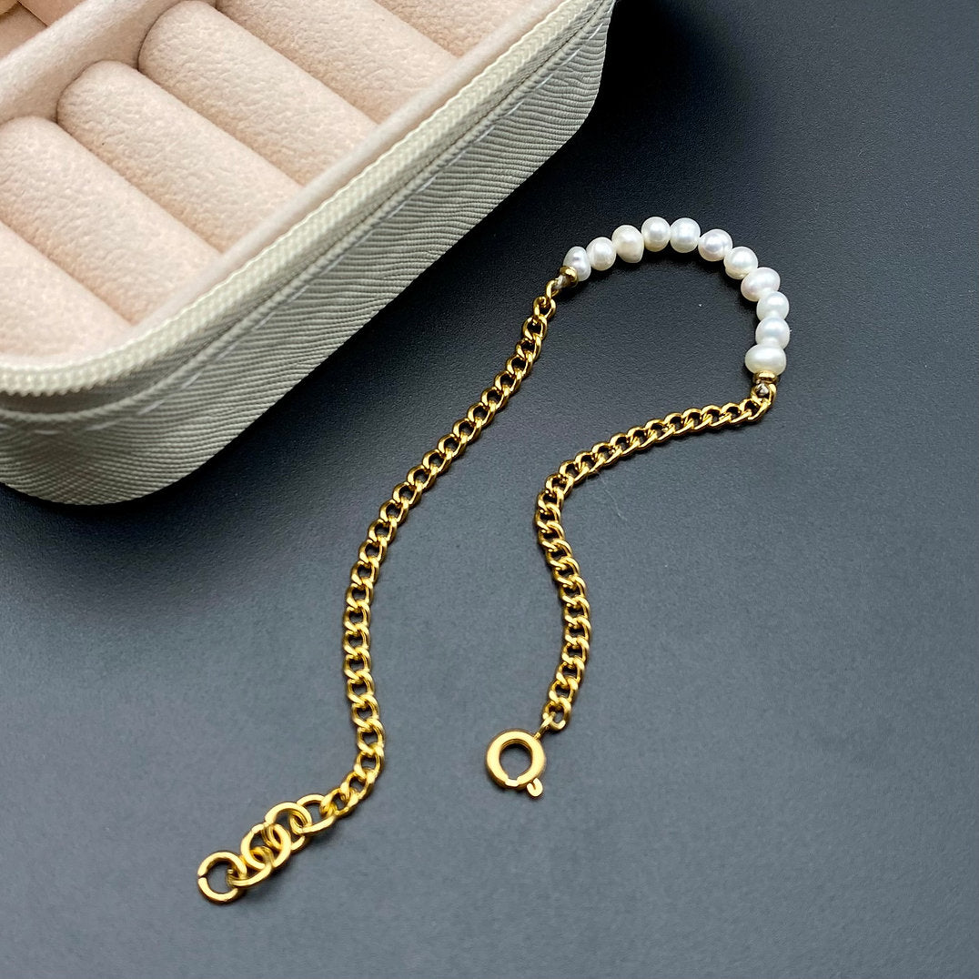 Bracelet de Perles Naturelles – Luxe Subtil | Twinolo